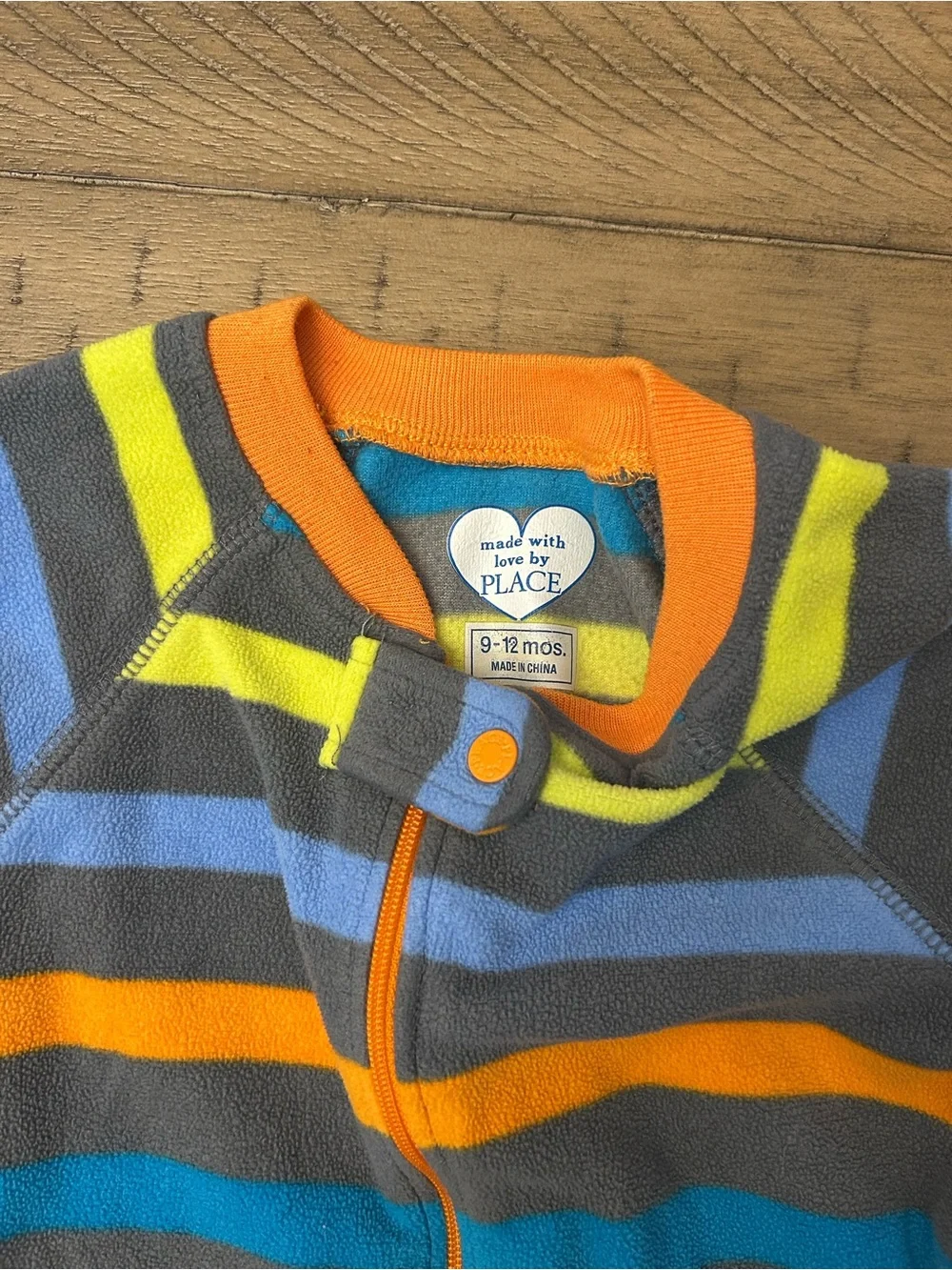6-9M and 9-12M Bundle of Baby Boy footed Sleepers